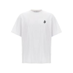 JW앤더슨 반팔 티셔츠 JT0257PG1510001 White Black