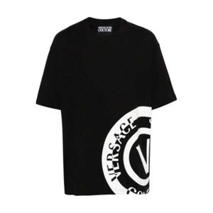 베르사체 반팔 티셔츠 76GAHT05 CJ00T899 Black