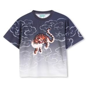 [겐조키즈][KENZO GALAXY]전판 코토라타이거무늬반팔티셔츠Z256AFT125