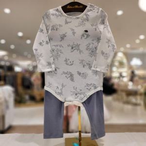 쇼콜라 블루벨라바디수트 (TNMMUS01UT)남아가을실내복출산백일선물