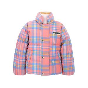미니로디니 2471014128 (Check aop city puffer jacket) 체크 AOP 시티 푸퍼 아동 자켓