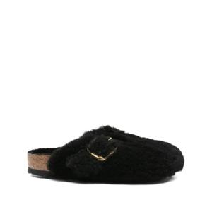 버켄스탁 Boston shearling buckle mules 1025891
