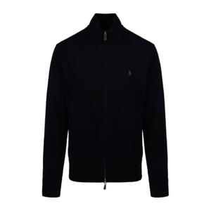 랄프로렌 로고 자수 하이넥 풀 집 가디건 710974149003 POLO