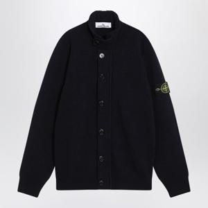 스톤아일랜드 네이비 블루 울 블렌드 가디건 S155100047S00A3 V