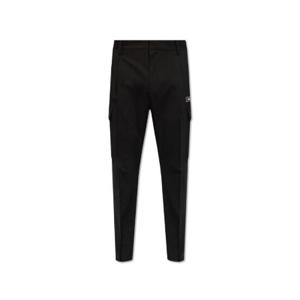 Dsquared2 로고 패치 플리츠 팬츠 S74KB0907S40320 900 TP945482378