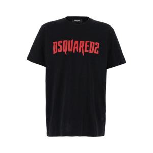 Dsquared2 로고 프린트 크루넥 티셔츠 S74GD1313D20014 900 TP945370047