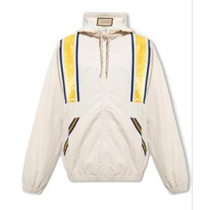 Gucci 스트라이프 디테일 후드 재킷 733478XJFAA 9735 TP945468536