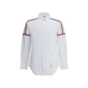 Thom Browne 로고 패치 셔츠 MWL270AF0313 100 TP945347969