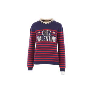 발렌티노 가라바니 스웨터 7B3KC67D9KEBP3 PROVENCE BLUE PARIS