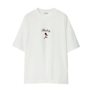 버버리 반팔 티셔츠 8083647X White