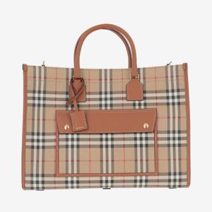 BURBERRY Burberry Bags.. Red 8109792VNTG CHK/BRIAR BROWN