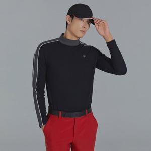 [레노마골프]남성 소매 배색 하이넥 티셔츠 RMTHK4101-199
