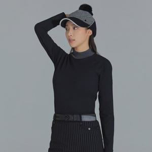 [레노마골프]여성 니트넥 하이넥 티셔츠 RWTHK8101-199