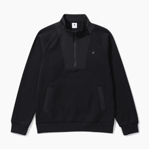 [60%OFF] 르꼬끄골프 남성 배색 반집업 하이넥 티셔츠 (GO311MTL93)