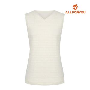 [올포유] 여름 여성 레이스 브이넥 민소매 티셔츠 ALTSL4311-102