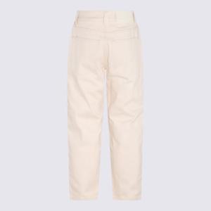 써네이 스트레이트 팬츠 CRTWMBOT034DEN004EYS ECRU YELLOW STRI