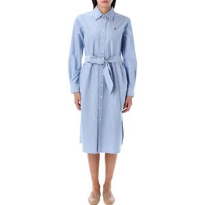 폴로 랄프로렌 미디 원피스 211928804 002 Blu