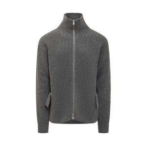 질샌더 집업 니트 J47HP0009J14736 038 GREY