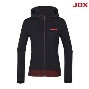 JDX 세이브존07 여성 배색 후드 가디건 X1SCV5301BK