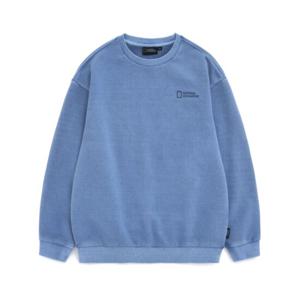내셔널지오그래픽 키즈 K223USW060 피그다잉 맨투맨 HARBORBLUE