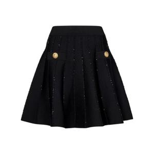 발망 숏 스커트 EF1LB929KI15 0PA Black