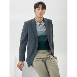 [라이프로그]스트레치 슬림핏 셋업 자켓 MCJKO331_DG