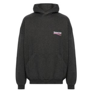 남성 Balenciaga 로고 자수 후디 TKVI91662