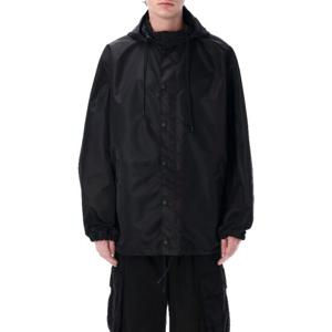 발렌시아가 블랙 후드 스냅 버튼 바람막이 831351TLO25 1000