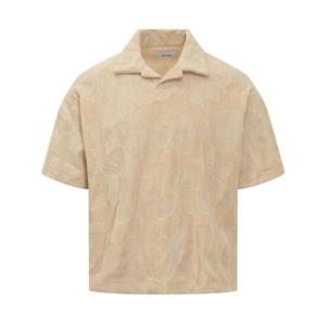 본사이 텍스처 로고 폴로 셔츠 SS24TS007001 ALMOIL TP936520258