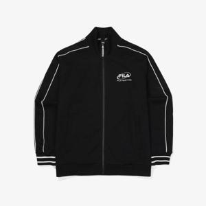 [휠라] 파이핑 면혼방 트레이닝자켓 (FS2FTF3103X_BLK)
