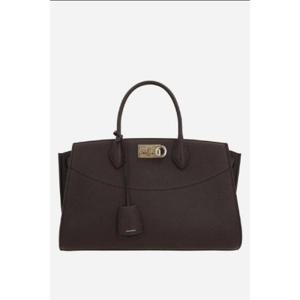 FERRAGAMO New Ferragamo Studio soft large bag in grainy leather 785996