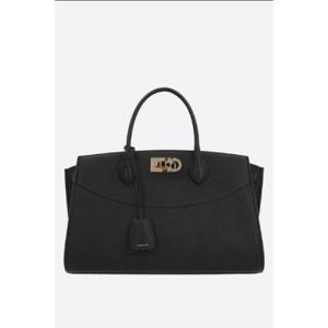 FERRAGAMO New Ferragamo Studio soft large bag in grainy leather 785995