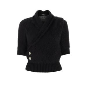 Balmain 랩 크롭 점퍼 BF0AI125KF31 0PA TP942708318
