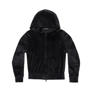 발렌시아가 후드 티셔츠 751792 TOV101000 Black