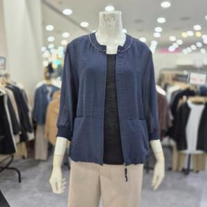 레노마레이디 sh06 라운드 장식 집업 점퍼 R2G21WJP070