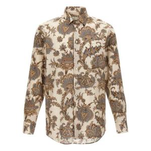 Etro 페이즐리 프린트 커브드 헴 셔츠 MRIB000199SA5F0 X0820 TP934667920