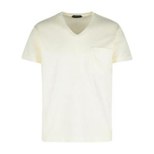 톰포드 반팔 V넥 티셔츠 JMC035S24JVS005 AW002 TP934941991