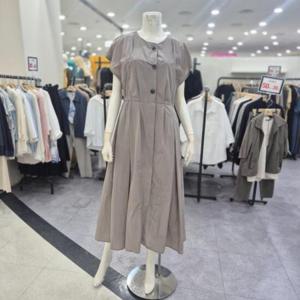 레노마레이디 sh06 민소매 턱 장식 롱 원피스 R2G21WOP050