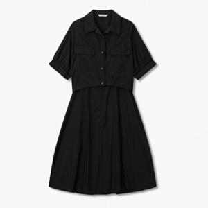보브  (7155337001) 셔츠 레이어드 롱 원피스