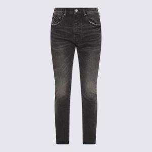 UNKNOWN BRAND Purple Brand Jeans Black P001SNWB225