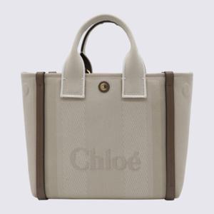 끌로에 베이지 패브릭 토트백 CHC25SS911O65 23N