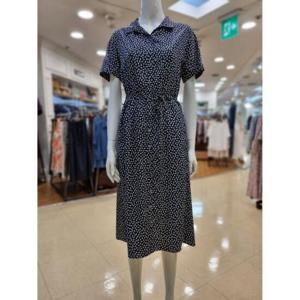BCBG 세이브존02 바나나 프린트 반팔 원피스 B4B5O692