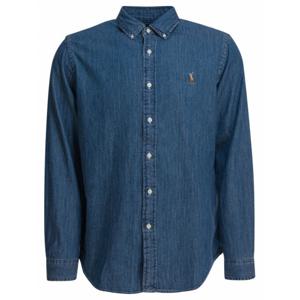[POLO RALPH LAUREN] 라프리마 남성 Custom 핏 데님 셔츠 7107920430001 라이트 blue /3