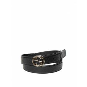 [GUCCI] 라프리마 여성 벨트 위드 버클 크로스 Gg 813008AAD5L1000 블랙 /8