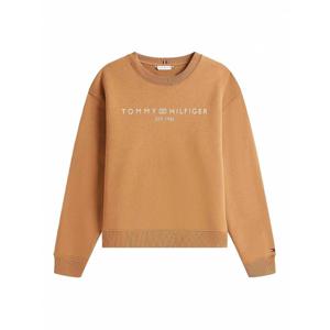 [TOMMY HILFIGER] 라프리마 여성 크루 넥 로고 크루넥 스웻셔츠 WW0WW39791GWA Dark Brown /8
