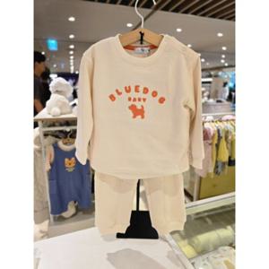 [블루독베이비] 25 FW(IV)블루독 BASIC 상하세트(45A7067201)신생아 출산 백일 돌 선물 조카 이모 아가옷