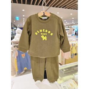 [블루독베이비] 25 FW(KH)블루독 BASIC 상하세트(45A7067203)신생아 출산 백일 돌 선물 조카 이모 아가옷