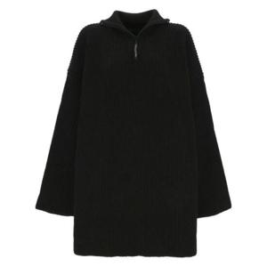 Balenciaga 하프 지퍼 하이넥 판초 773596T1684 1000 TP945640323