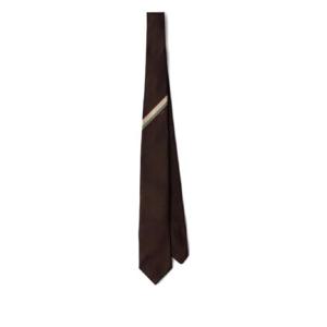 25 SS 프라다 stripe detail silk tie UCR77SOOO18AQ TP440134682