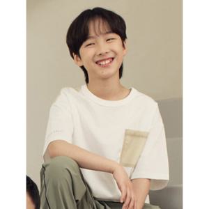 [탑텐키즈]MKF2TS1402 남아 밸런스 쿨에어코튼 화섬포켓 반팔티